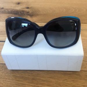 100% Authentic Chanel Blue Sunglasses